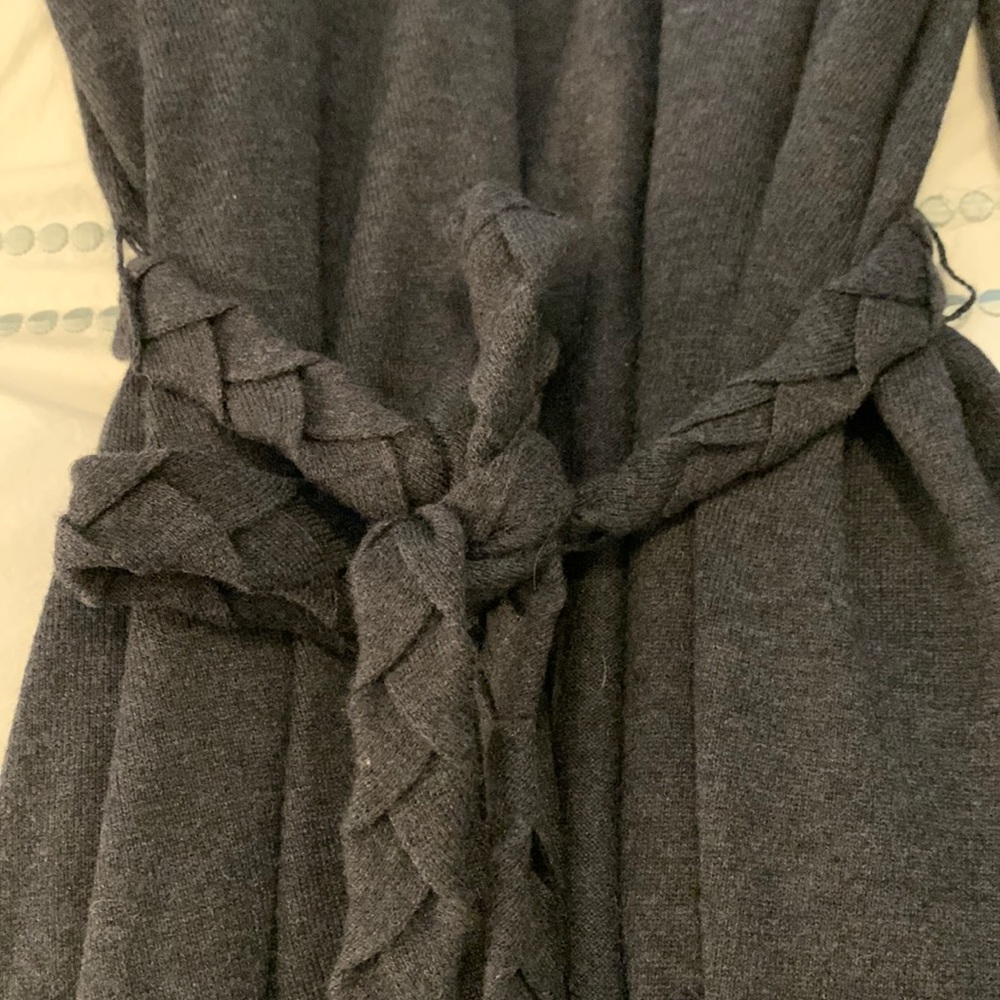 Etcetera Long Wrap Around Sweater w/ Belt -  Size Large